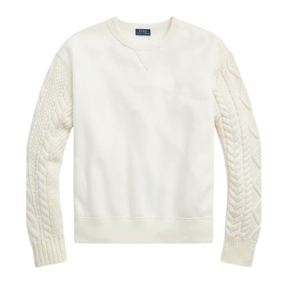 Polo Ralph Lauren Sweaters - Polo by Ralph Lauren Cream Crew Neck Sweater